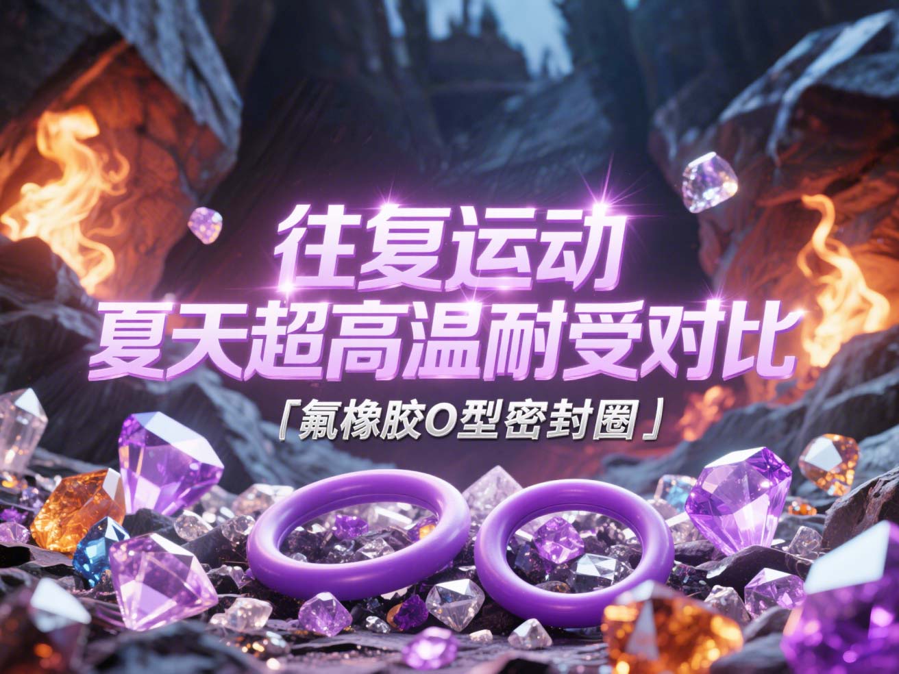 氟橡膠O型密封圈 ? 往復(fù)運(yùn)動(dòng)夏天超高溫耐受對(duì)比！?