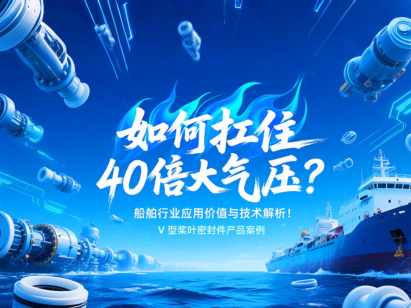 V型槳葉密封件 ?  如何扛住40倍大氣壓：船舶行業(yè)應(yīng)用價(jià)值與技術(shù)解析！